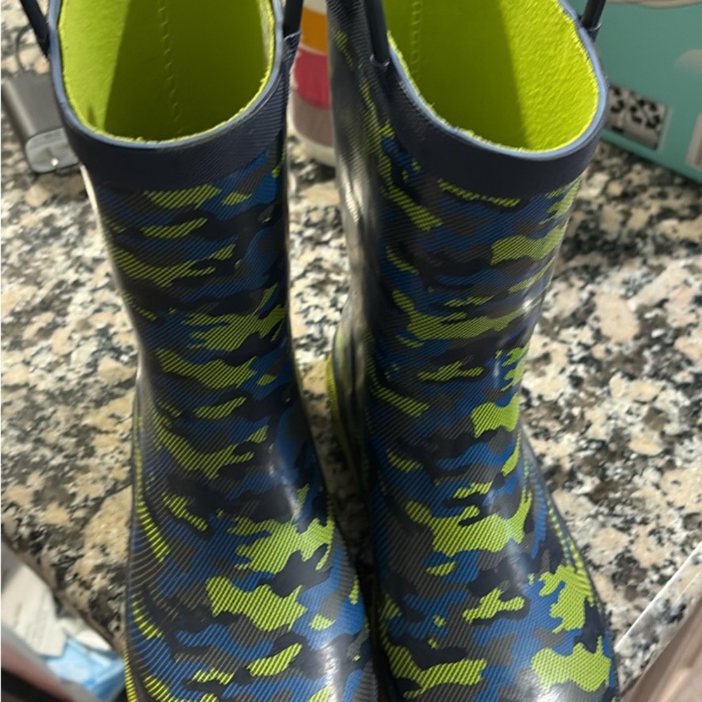 Kids Camouflage Rain Boots